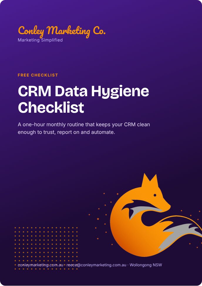 CRM Data Hygiene Checklist cover