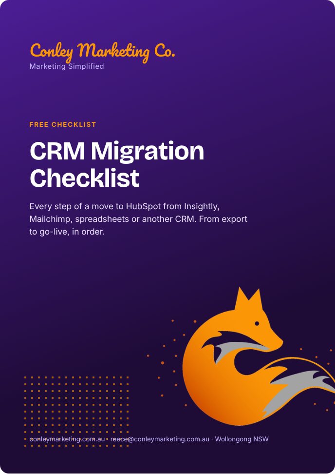 CRM Migration Checklist cover